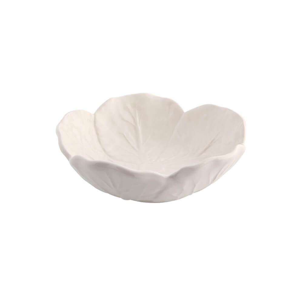 Bordallo Pinheiro Biege Cabbage Leaf Bowl Small